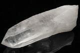 Striated Lemurian Quartz Crystal - Brazil #212540-2